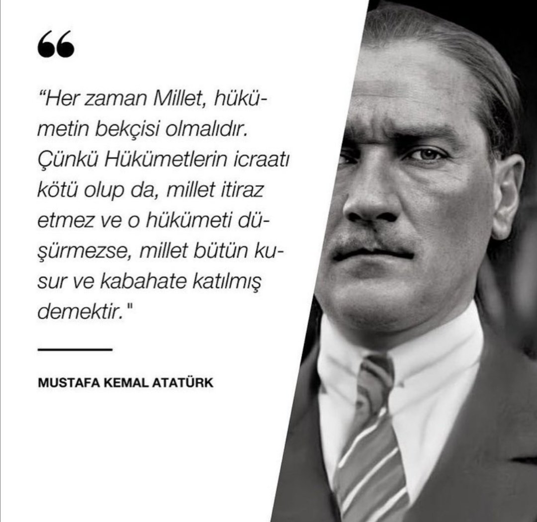 Atam tabiki yine haklı 
#hükümetistifa