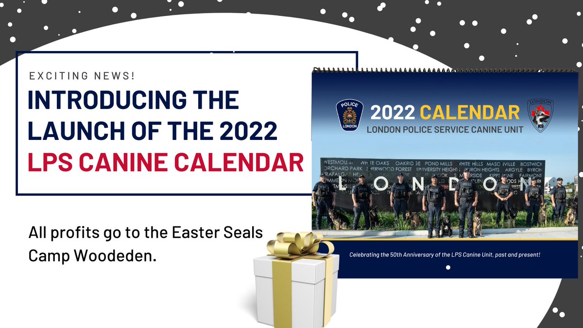 Lps 2022 Calendar London Police Service On On Twitter: "London, On (November 23, 2021) – The  London Police Service Canine Unit Is Proud To Announce The Launch Of Sales  For The 2022 Lps Canine Calendar,