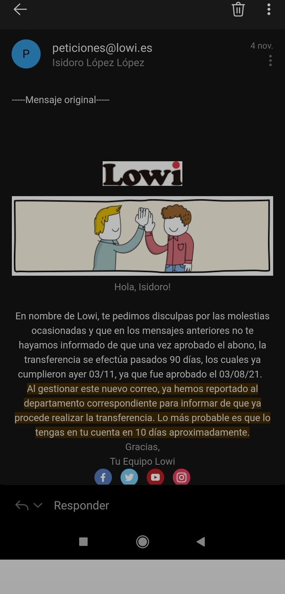 isiontuiter's tweet photo. Y así podemos seguir indefinidamente... Eh, @Lowi_es ? https://t.co/hLJWTt5E4G