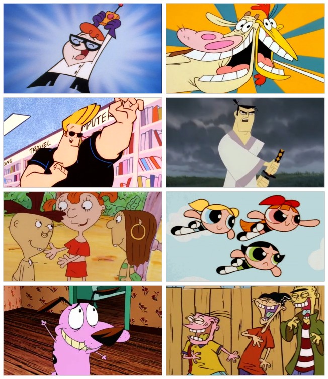 JosCastroRamos2's tweet photo. Dexter
Johnny Bravo
Cow and Chicken
The Powerpuff Girls
Ed, Edd n Eddy
Mike, Lu &amp; Og
Courage
Samurai Jack https://t.co/I5ktKg5oHd