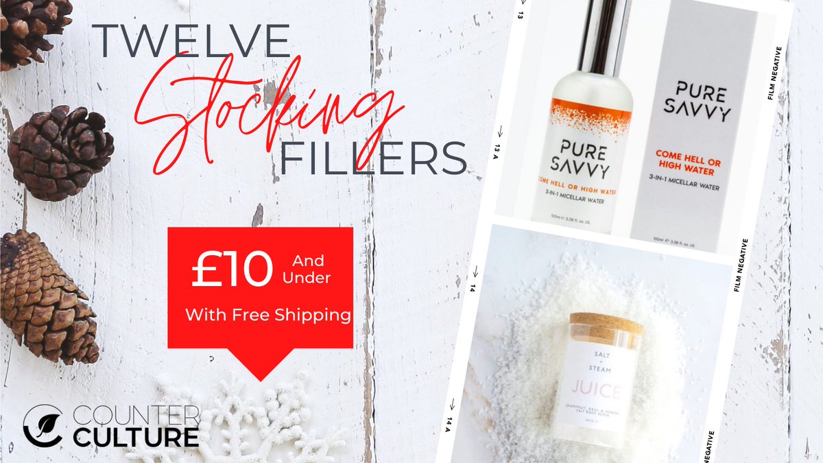 counter_store's tweet photo. Fabulous #StockingFillers for £10 and under, with free shipping!

This Christmas, why not #shopsmall #shopindependent #shopsustainably 

Visit https://t.co/7HJfs5i78f 🎄 🎁 🌍

#sustainablebeauty #christmasgifts https://t.co/js1C19QW9V