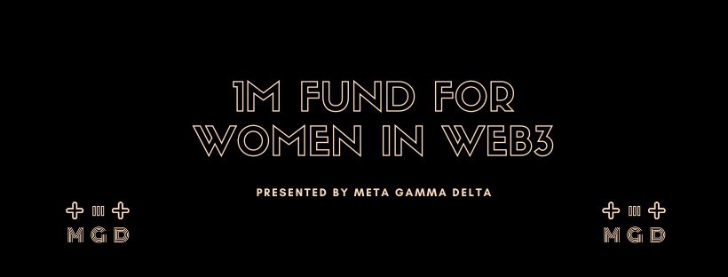 If we want to support more women-led initiatives, we need to invite more women in! 👯‍♀️

MGD is proud to announce the $1M Fund for Women in Web3: a comprehensive program to open the door, provide opps, &amp; help the ecosystem blossom. <a href="/Givethio/">Giveth</a> <a href="/MolochDAO/">👹 MolochDAO</a> giveth.io/project/meta-g…