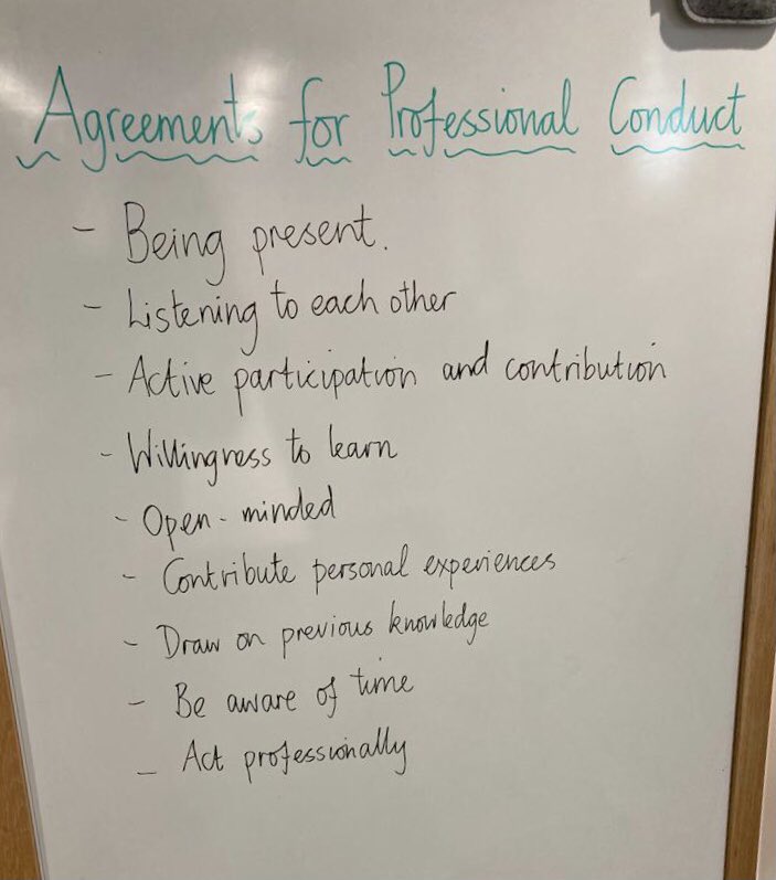 Araidigi's tweet photo. A active day combines course structure, content, assessment and marking processes for our #iNPQSTL Cache delegates. Step 1: everyone involved in establishing how we will work together and ‘be present’ throughout the day. @BSNIntLA #collaboration #GlobalProfession #iNPQSTL https://t.co/xc6kI0CBiN