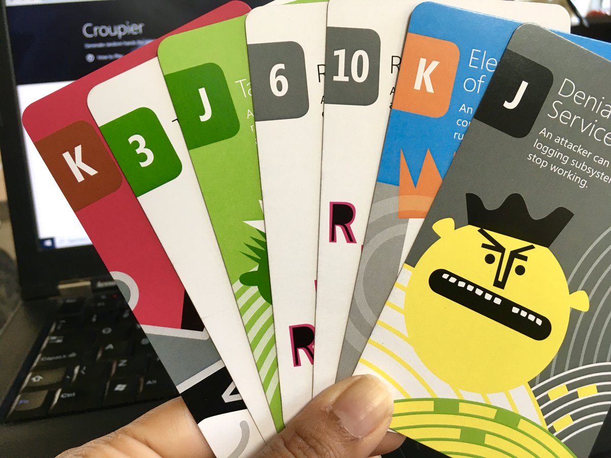 Our #cybersecurity card games on sale this #BFCM! 20% off Elevation of Privilege and #OWASP Cornucopia! No minimum order and free access to our hand dealing tool - Croupier! agilestationery.com/pages/cybersec…
#threatmodeling