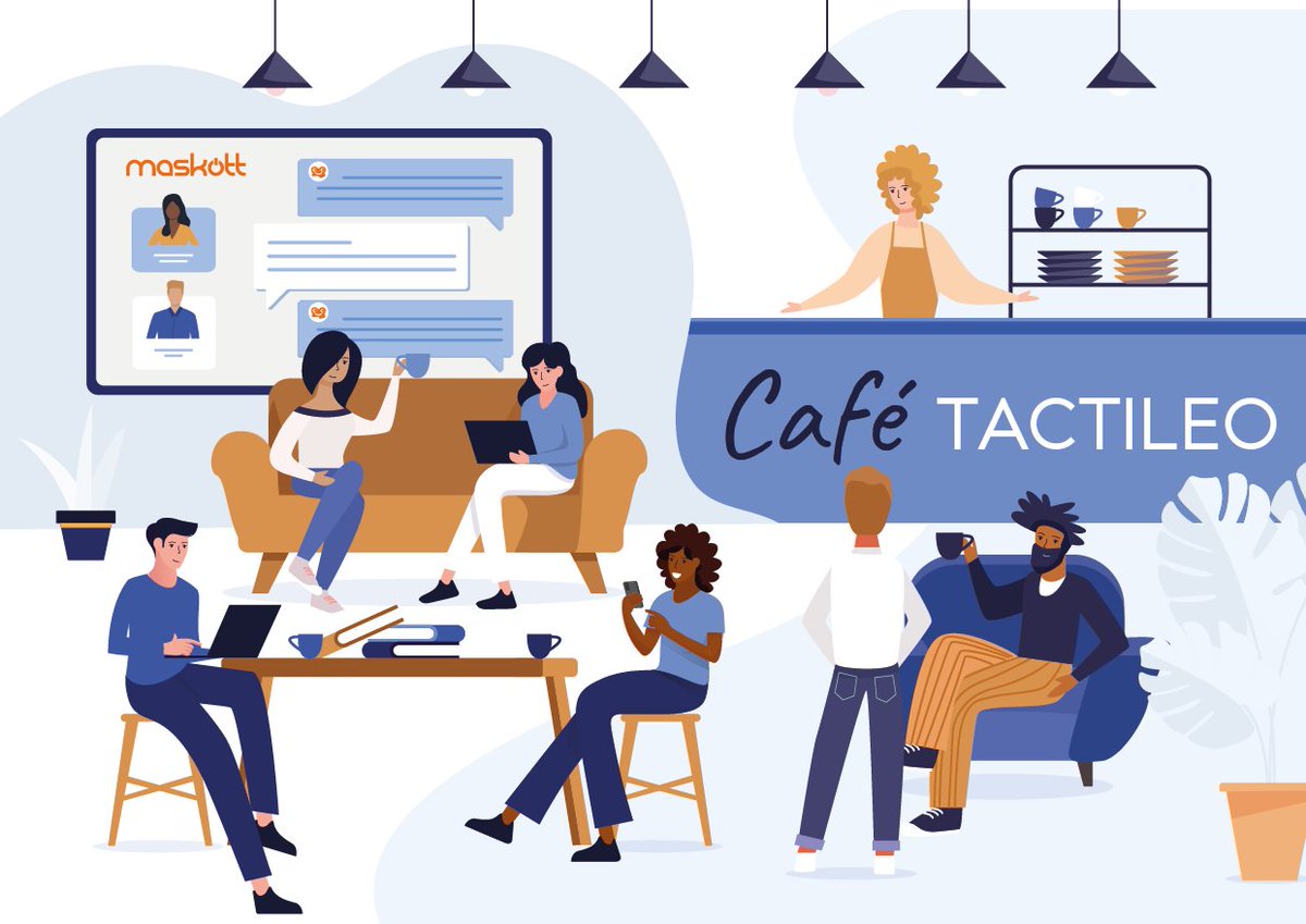 TactileoEdu's tweet photo. 🆕Utilisateurs de @Tactileo_Edu : prenez une pause-café pour échanger sur vos #usages !
👉Le café Tactileo, une pause conviviale entre enseignants pour améliorer vos usages, collaborer, créer..
🗓️ Prochain RDV mardi 7/12 à 13h avec votre dessert 😉
▶️Accès https://t.co/F8WPpwI2GX https://t.co/SpvejIFfx3