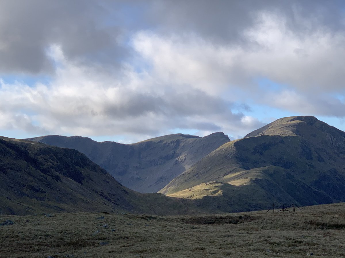 PMitch80's tweet photo. @bongo_alan @stejames_design Brilliant day in lakes on Sunday walking the Gillercomb Round amazing views in every direction #LakeDistrict https://t.co/kIa4IKpvi9