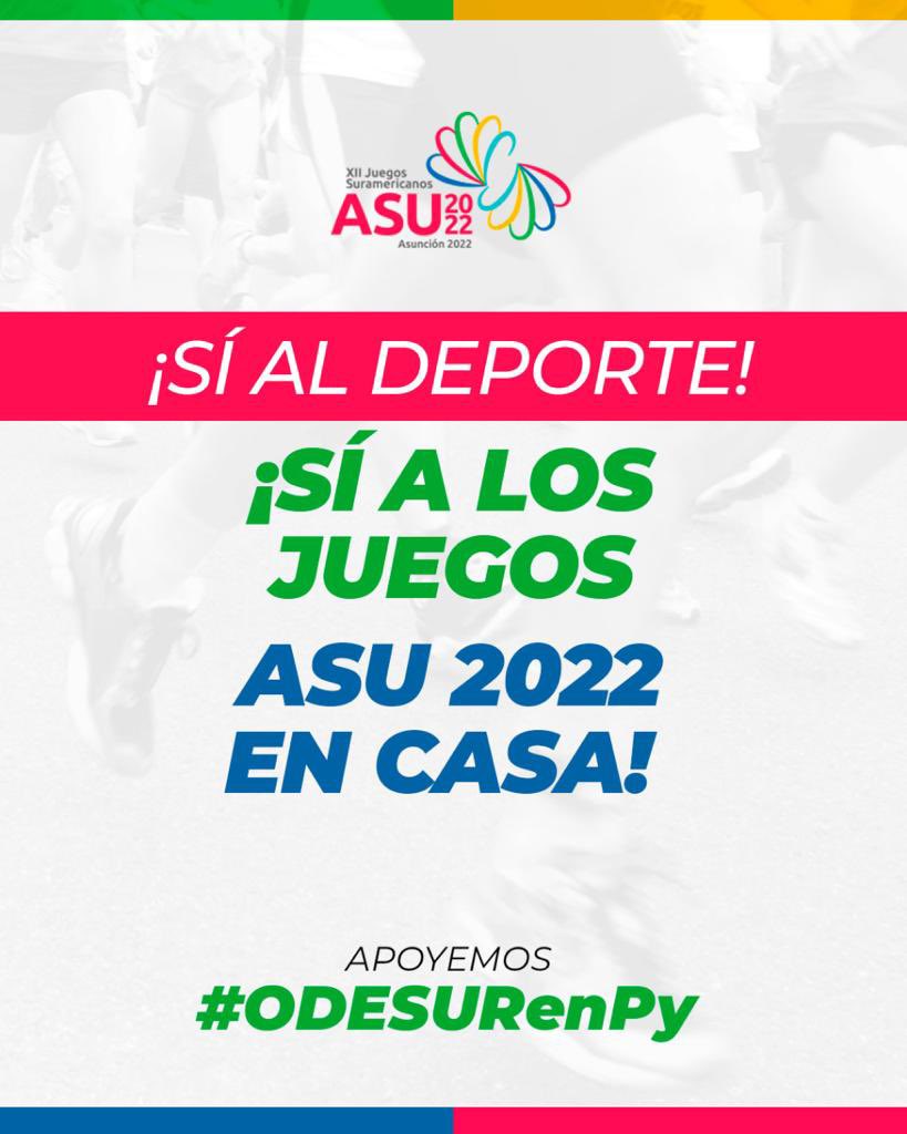 Comité Olímpico Pyo (@coparaguay) on Twitter photo 🇵🇾 Los XII Juegos Suramericanos #Asunción2022 será el evento multideportivo más grande organizado por nuestro país.
¡El Deporte es progreso! ¡#Asu2022 es una gran oportunidad para el deporte nacional!
Los números de <a href="/asu2022oficial/">Asunción 2022</a> ⤵️
#ODESURenPy #ParaguayPuede #VamosParaguay 🇵🇾 Los XII Juegos Suramericanos #Asunción2022 será el evento multideportivo más grande organizado por nuestro país.
¡El Deporte es progreso! ¡#Asu2022 es una gran oportunidad para el deporte nacional!
Los números de <a href="/asu2022oficial/">Asunción 2022</a> ⤵️
#ODESURenPy #ParaguayPuede #VamosParaguay