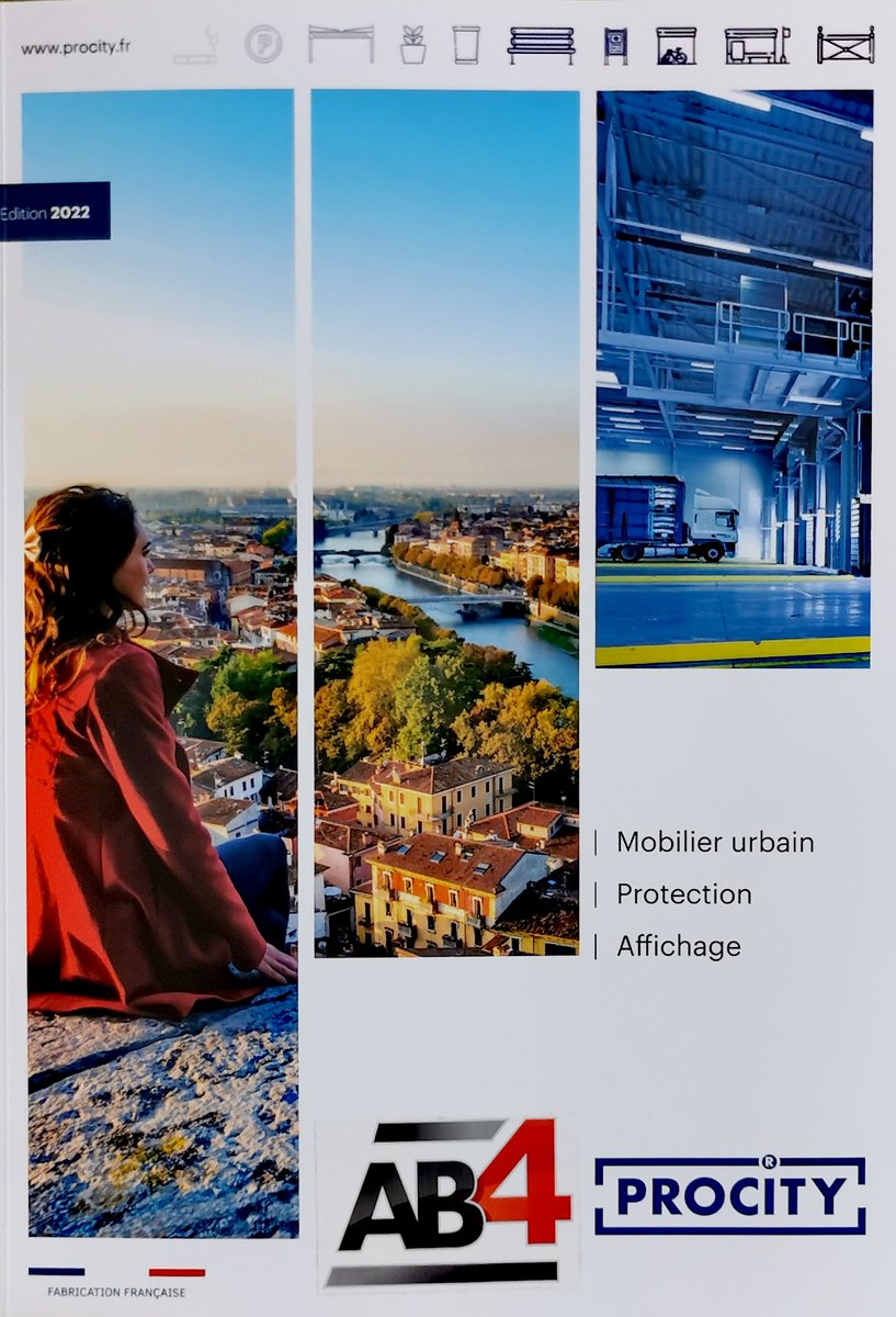 __AB4__'s tweet photo. 🔥 Il est arrivé le nouveau catalogue PROCITY 2022 🔥
FABRICATION FRANCAISE
N'hésitez pas à consulter le catalogue sur le lien
⬇️ ci-dessous ⬇️

https://t.co/HgCm1BrEdv

#ab4info #mobilierurbain #mobilier_urbain #ab4 #catalogue2022 #procity #amenagement #amenagementdelarue https://t.co/Mztqhz8O07