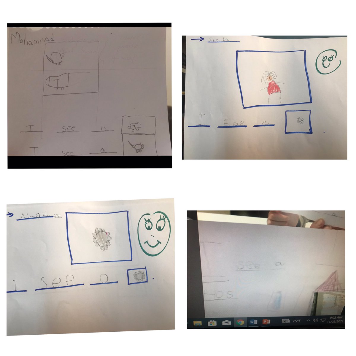 KG3C learners had the chance today to choose one thing&amp;write abt it a complete sentence using the sight words #See #I #a  #Proud of my little risk_takers  #Writing_individually #Enthusiastic learners #Voice #Choice #Agency <a href="/Hhhsinfo/">Houssam Hariri HS</a> <a href="/DaraziFarah/">Farah Darazi</a> <a href="/TawilNoor/">Noor Taweel</a> <a href="/tbaassiri/">Tharwat Baassiri</a> <a href="/Danadanab1/">Dana danab</a>