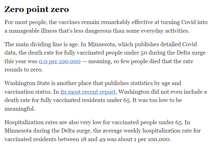 BrianPKime's tweet photo. We know the COVID vaccines are effective but these numbers still surprised me. Get vaxxed. via @nytimes https://t.co/kgQ9yHCng2