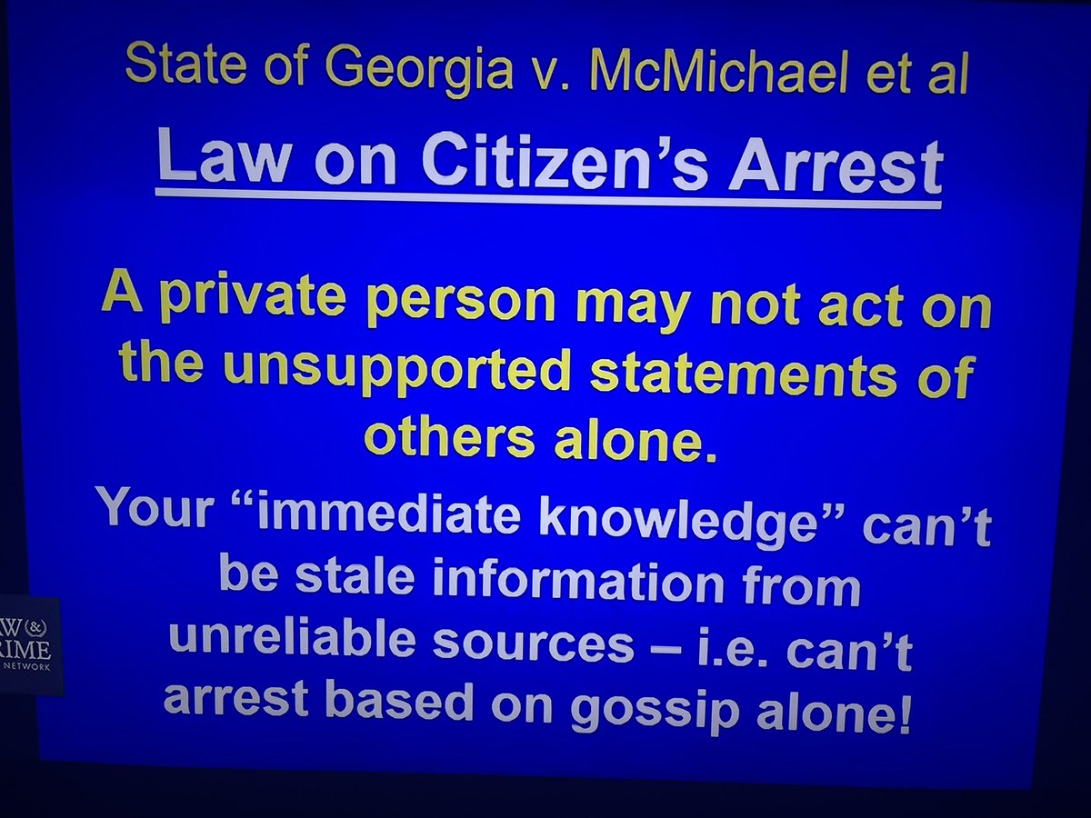 TiffanyAlaniz's tweet image. Defense attorneys ask for mistrial saying prosecution misstated law on citizen’s arrest. 
 Judge twice noted their objections before they asked for a mistrial.
 Once we get through this final closing jury will start deliberations today. 
#AhmaudArbery