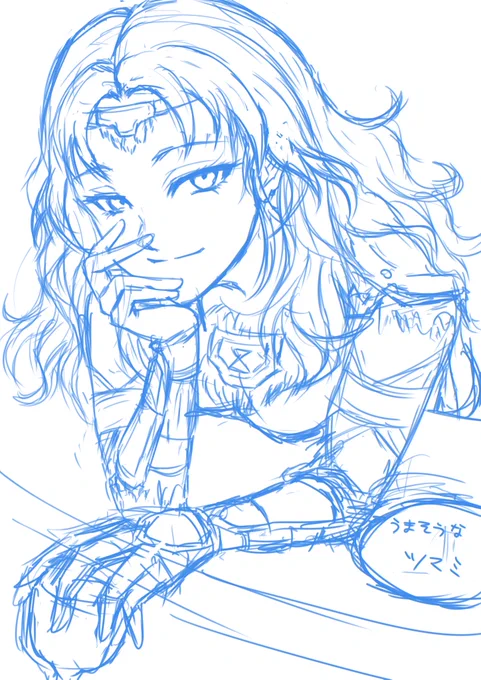 今日はskebのリクエスト絵と自分の趣味絵のラフを進めてました、やはり2作品同時進行は個人的にはかどる! 
