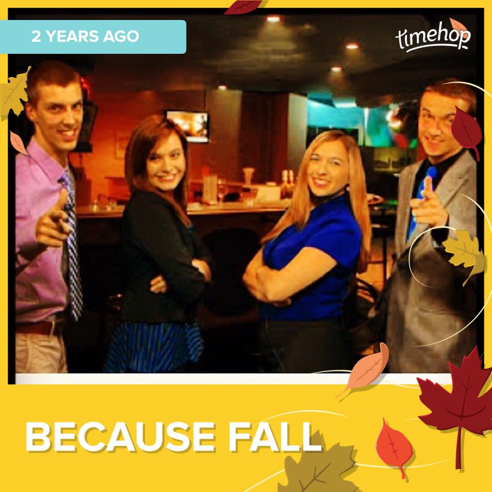 WxCandiceBoling's tweet photo. Remember this @KellyDWeather? Also it was 8 years ago! 

So many memories... #DreamNewsTeam #BecauseItsFall https://t.co/o3vBiHhorh