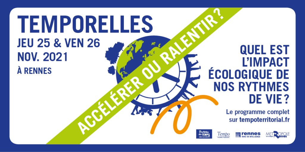 .<a href="/TempoTerr/">Tempo Territorial</a>  organizes 'Temporelles', a conference on #TimeUsePolicies and envrionment impact. 

More information and registration:

tempoterritorial.fr/save-the-date-…