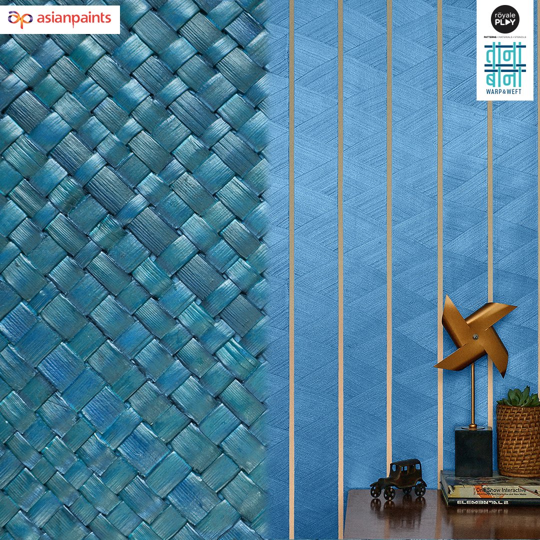 asianpaints's tweet photo. A friendly reminder to give your home an ethnic touch with our exclusive #RoyalePlay #TaanaBaana wall texture collection inspired by the heritage of India.

Check out the collection: https://t.co/QnnbpNcLAh

#AsianPaints #walltextures #Indianhandicrafts #Palmweave #interiordecor https://t.co/RkP3WnAyny