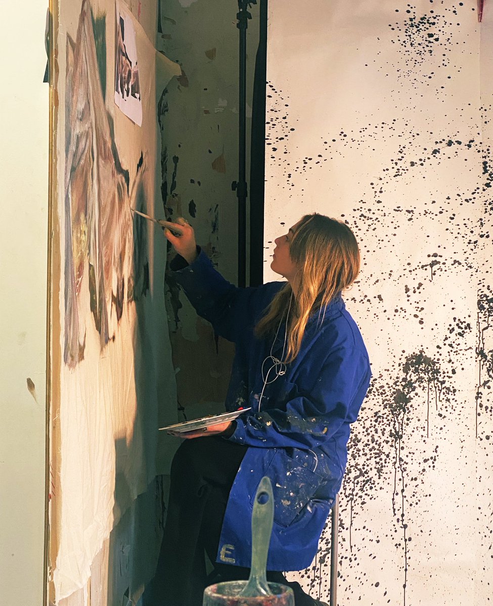 Year 13 are getting their painting on today. Work is large. Work is small. Our sinks are a mess. However, totally worth it!