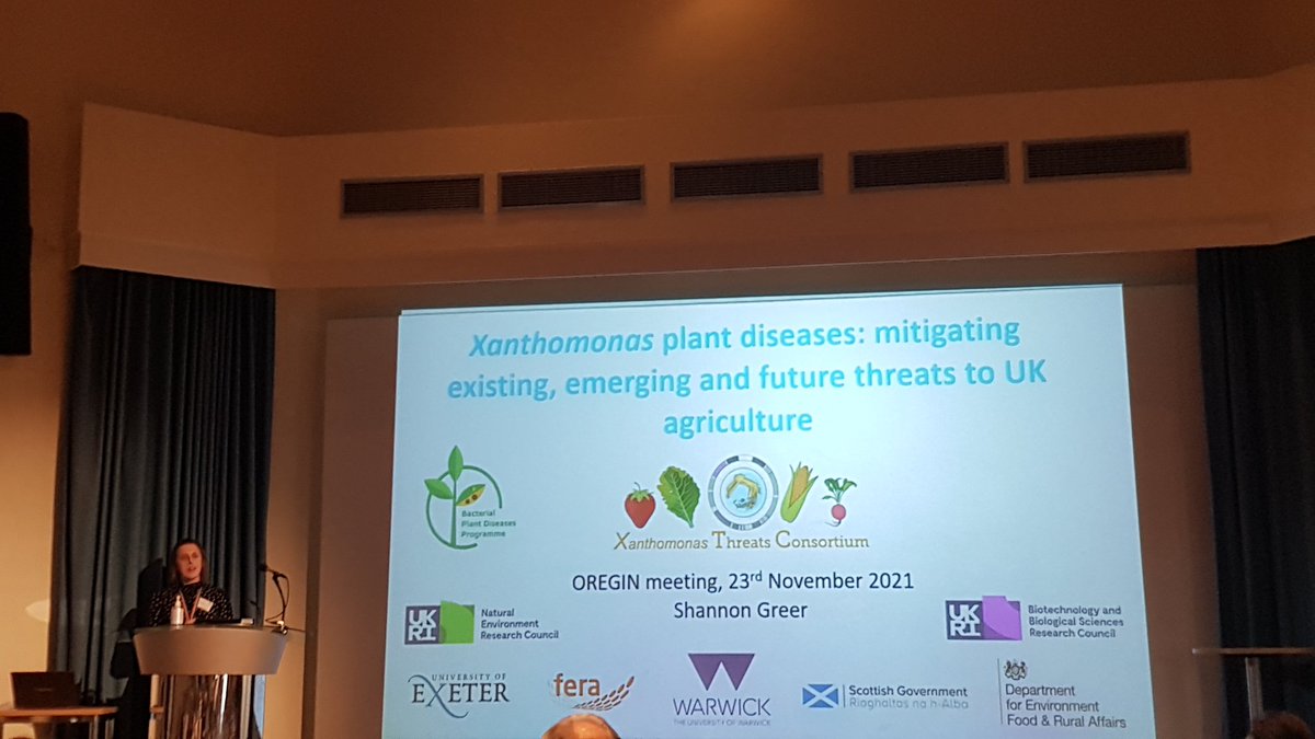 Shannon Greer <a href="/warwickuni/">University of Warwick</a> is presenting her work on Xanthomonas threats: mitigating existing, emerging and future threats to UK agriculture