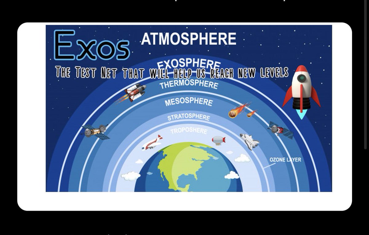 Paynefully777's tweet photo. @Stratos_Network Exos

-The exosphere is the highest and top layer of the Earth's atmosphere.
-The exosphere is a transitional zone between Earth's atmosphere and interplanetary space.
- The exosphere helps the atoms to escape from the Earth's atmosphere to outer space.

#StratosIncentiveTestnet https://t.co/Ow7NJcKwWz