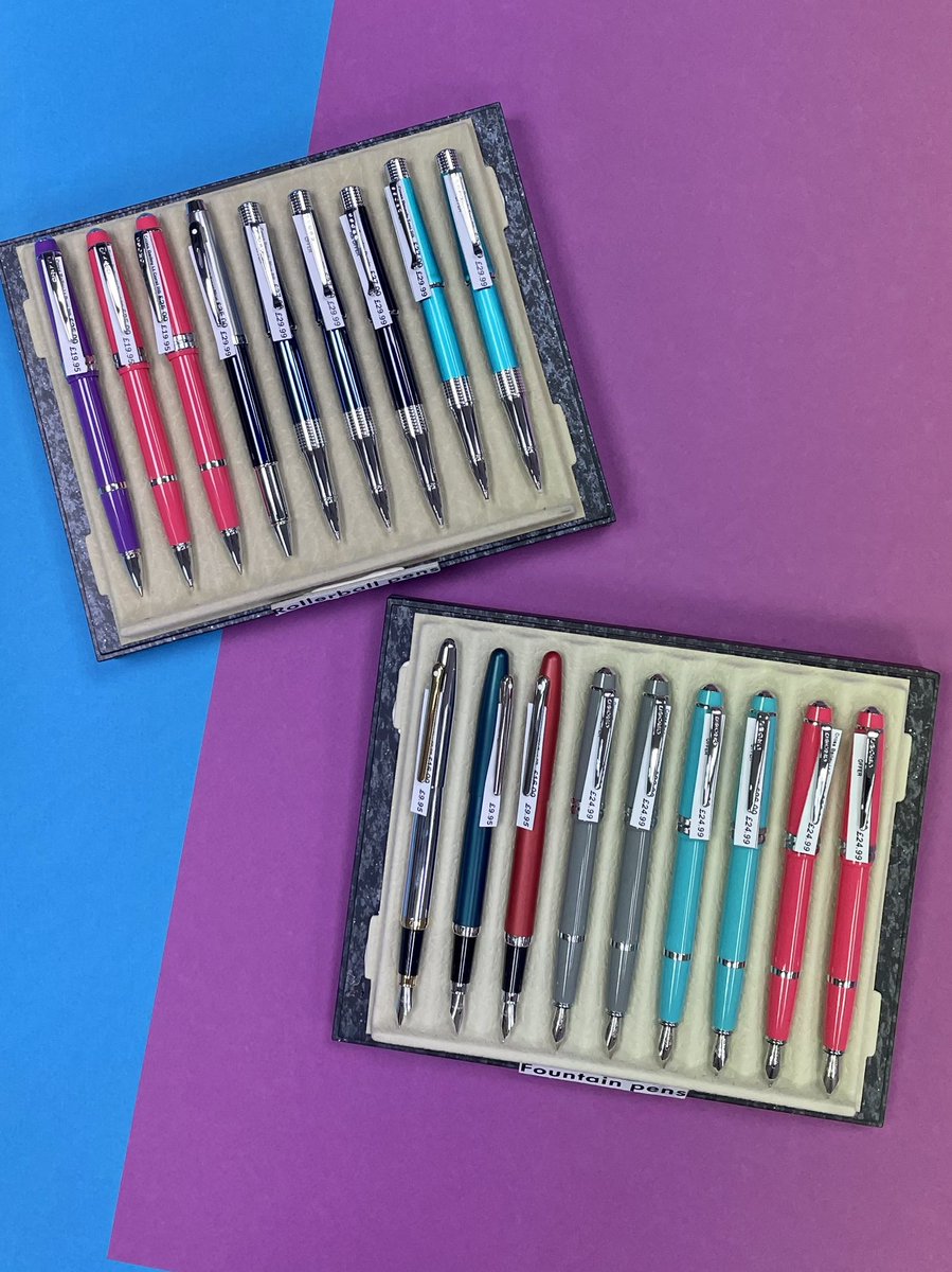 Just in - we have a fabulous selection of pens and pencils perfect for gifting! With up to 45% off top brands such as Cross and Shaffer you’d best be quick whilst stocks last!🎄 #ballpointpen #fountainpen #mechanicalpencil 

#shoplocal #shopsmall #welovereigate #reigatelife