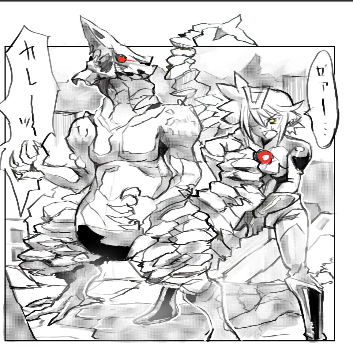 只今連載中の巨大ヒーローウイニングマンの原稿作業中。
漫画って難しいなぁ〜。 