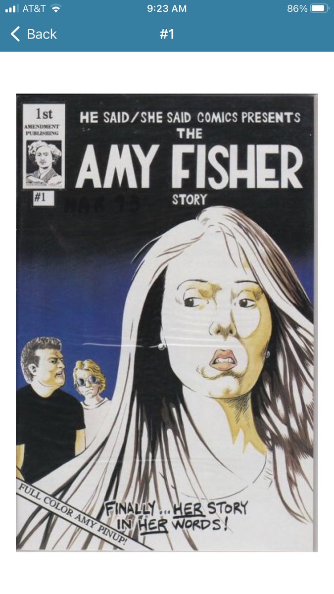 thecomicroom's tweet photo. Anyone else have the Amy Fisher Story comic book? Or was this a Long Island thing? #comics #comicbok #AmyFisher https://t.co/PLrBF2JwTT