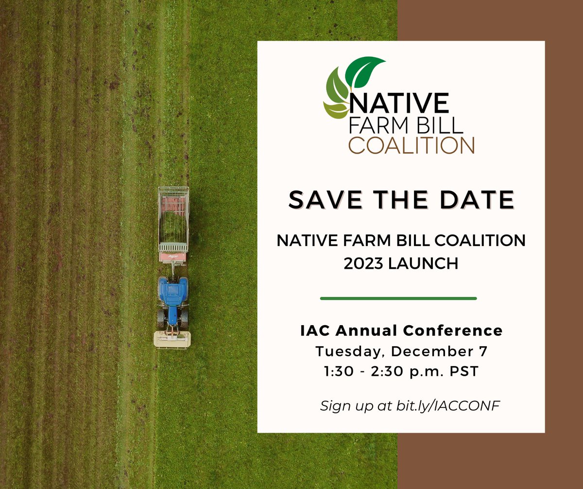 Native Farm Bill Coalition Nativefarmbill Twitter