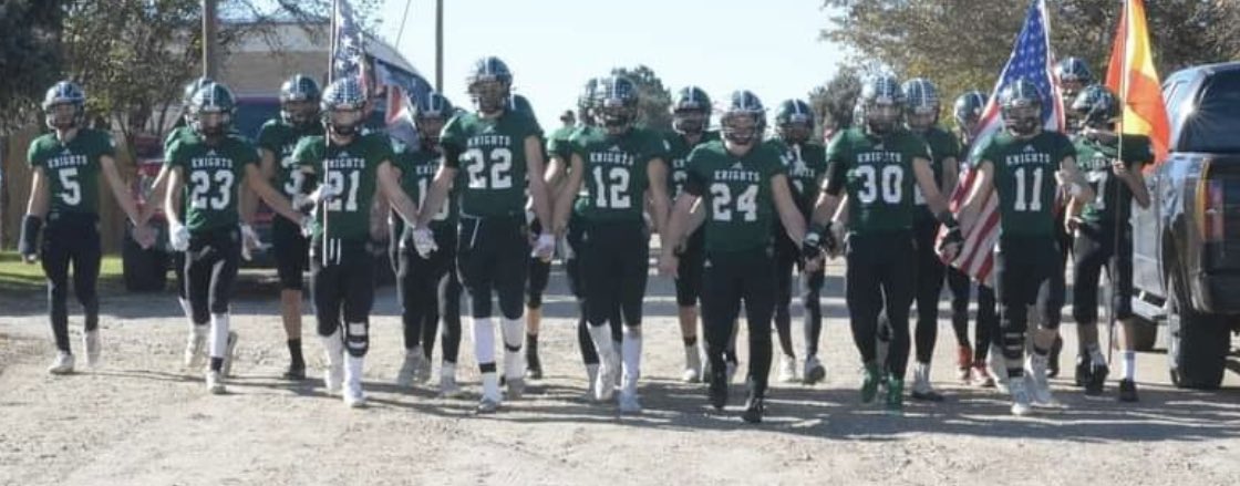 SKsquire's tweet photo. @STKnights @TraeHickman @DanePokorny @ReeceZutavern Couldn’t be more proud of the Knights. Nothing takes the sting away from a close loss but that was a war, boys!  Disregard the peanut gallery. Ya’ll were in back-to-back state title games. That’s not luck! https://t.co/T7YA3nnAQb