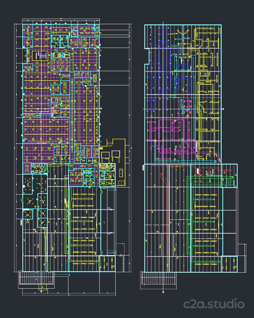 Ac Ceiling Plan HVAC Design Services For Commercial Spaces