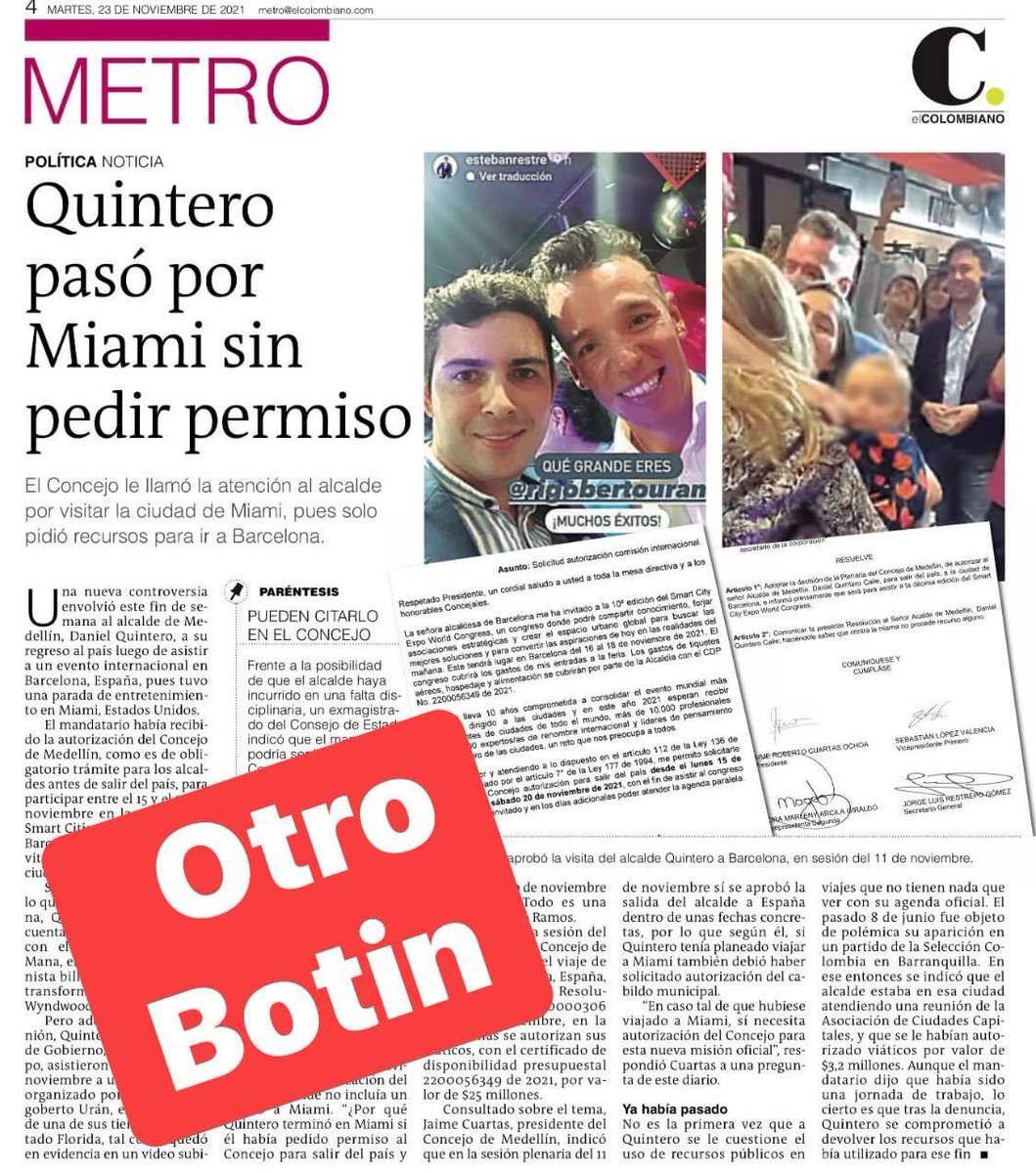 juangiraldomora's tweet photo. #Revocaton
Del Trice a Business Class.
Y de la virtualidad y la Austeridad?
#TuVotoRevoca https://t.co/YkHUa6J9OI