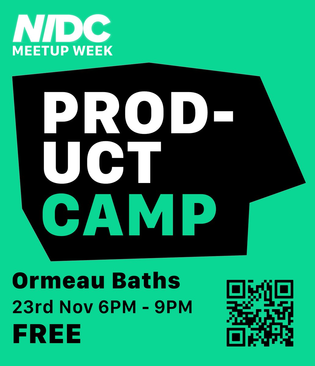 NIDevConf's tweet photo. Join @PCampBelfast tonight at #NIDCMeetupWeek in @ormeaubaths.
Doors open 6pm, food arrives 6:30pm, and the unconference sessions kicks off at 7pm, plus a workshop will be selected on the night by people attending.
Still haven't got a ticket? Get it on https://t.co/7H9iCbAN7o. https://t.co/goqYWhKmvT