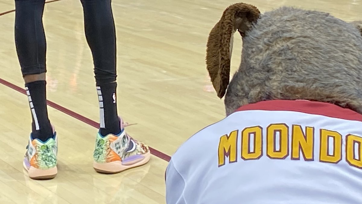 I tried to get a closer look to weigh in on the biggest question of the day, but it was inconclusive.  And before you come at me, yeah.... I am broke. 
#LetEmKnow
Plus, here are more photos from the game: flickr.com/photos/moondog…