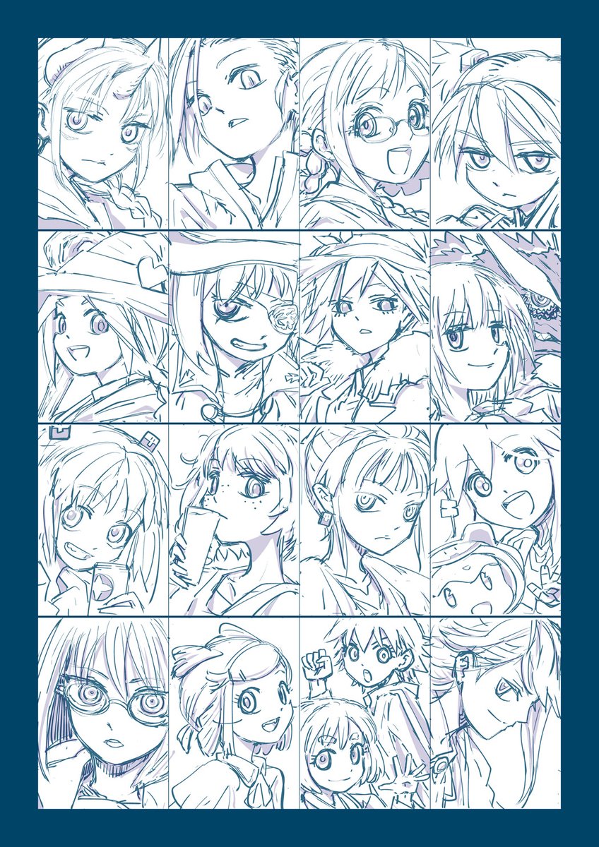 こういうの描いてる時がいちばん楽しいかもしれん
#創作 
