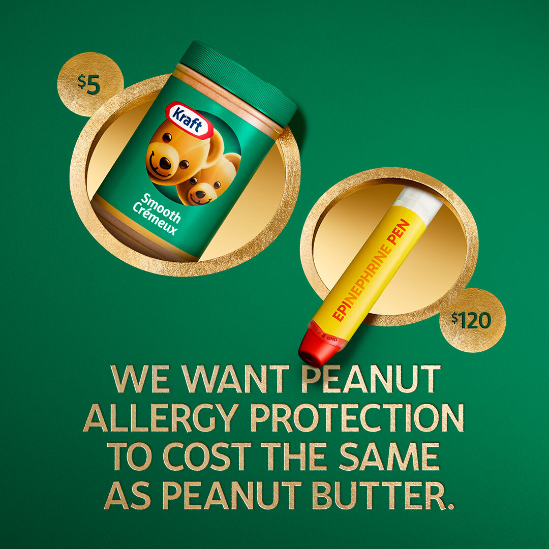 Introducing Protection for Peanuts, a fund created by Kraft Peanut Butter to help offset the cost Canadians pay out of pocket for an epinephrine pen. Because we believe life-saving medication should cost peanuts.

See how we’re making it happen at ProtectionforPeanuts.ca