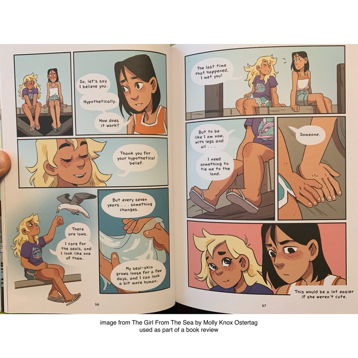 LibraryComic's tweet photo. Graphic Novel Review: The Girl From The Sea by Molly Knox Ostertag
https://t.co/ZpMdAqB0hS
#bookreview #graphicnovel #graphicnovelreview #mermaids #romance #scholasticgraphix https://t.co/Gj6DbhPhwO