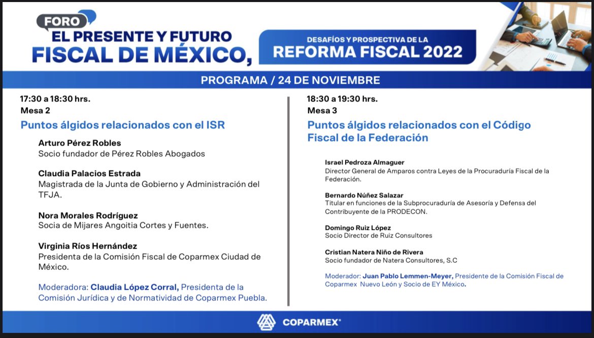 jlobatod's tweet photo. Los esperamos @Coparmex https://t.co/yUHtJe4ZLm