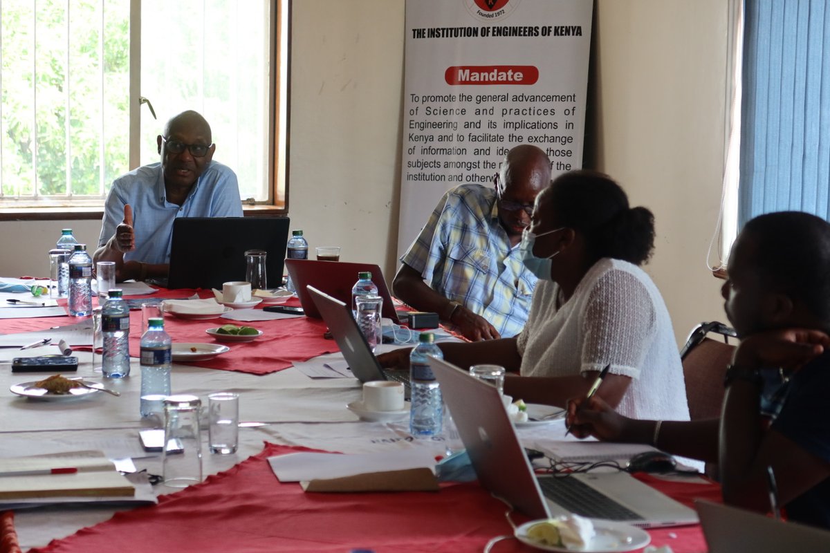 TheIEK's tweet photo. The Engineering in Kenya magazine (EiK) held its issue 006 inception meeting on Friday 19th November, 2021  at the Nairobi Club. The theme for the next issue is Roads &amp; Housing.
@EngineersBoard 
@EngMatalanga 
@Eng_MaggieOgai 
#EngineeringinKenyaMagazine
#RoadsandHousing https://t.co/oyQeXmZJLI