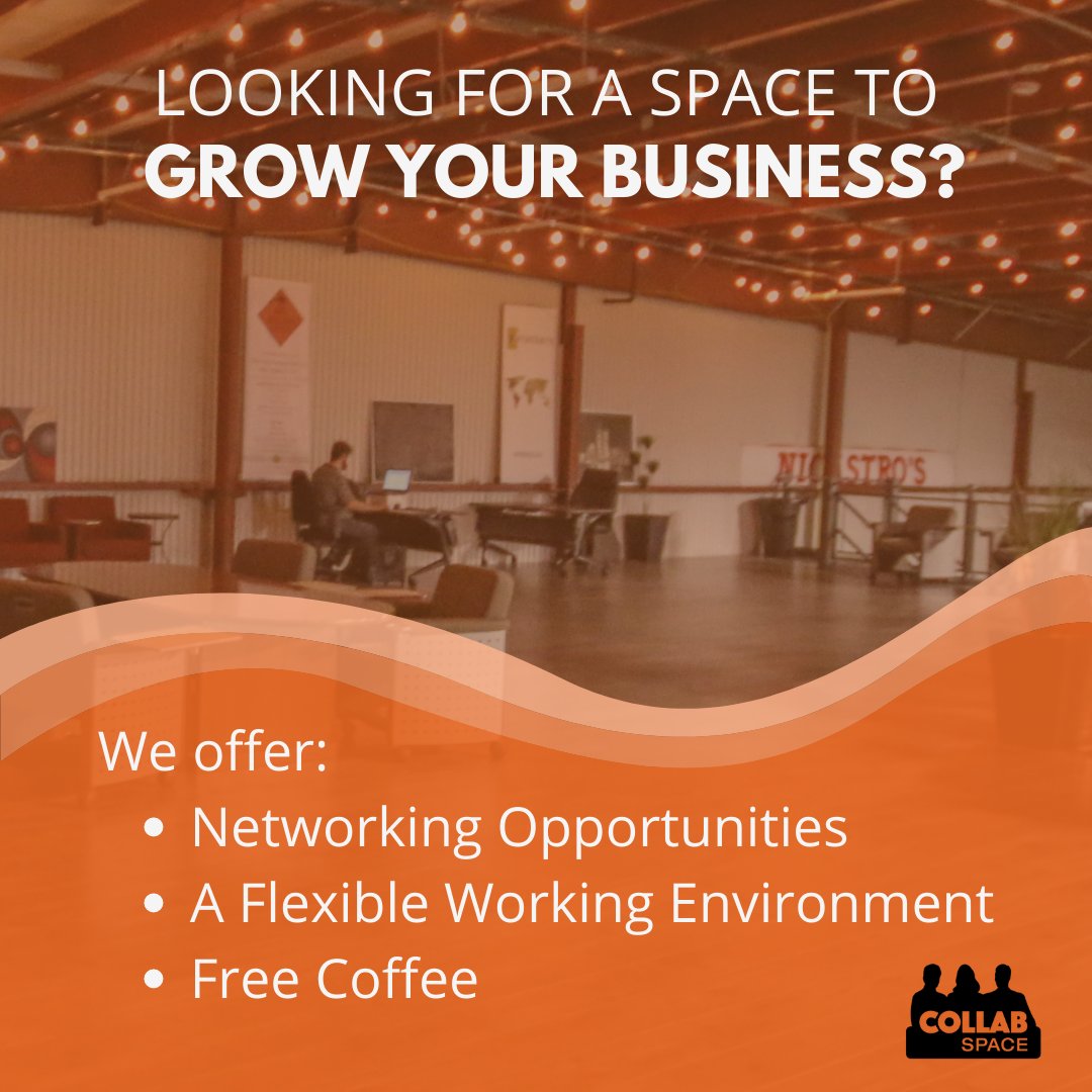 #Entrepreneurs in Ottawa, are you looking for a space where you can grow your business?

Networking opportunities and a flexible working environment awaits you at Collab Space.

Check us out at collabspace.ca