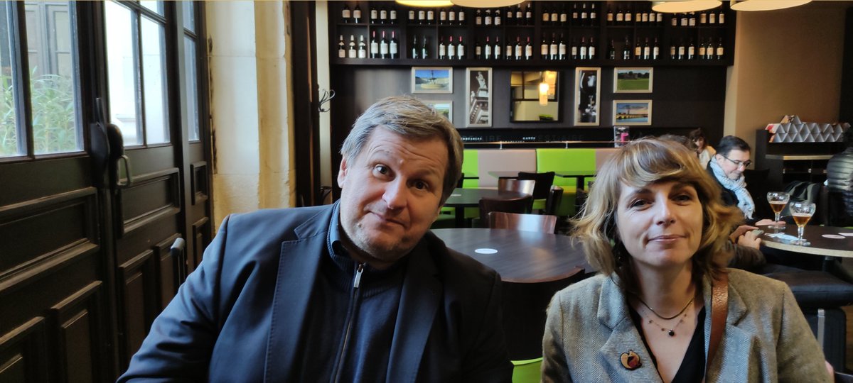 DUPUYFrdric1's tweet image. Ça y est, c'est parti pour Paris et le salon #EducatecTice ! En bonne compagnie, avec @MileneRioux et @manu_page. Retrouvez @reseau_canope sur notre stand G28.