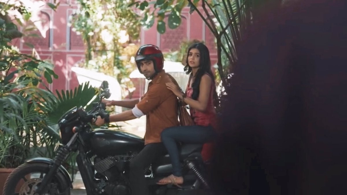 Soft yet Rugged🔥.

You don’t see couple’s riding bike on ITV that often &amp; look this HOT together everyday💥.

Yeeaappp, not your average couple here. The bike is part of what makes Him, Abhimanyu Birla. And I love how Akshu completes everything with Him✨🤍💫...
#AbhiRa #YRKKH