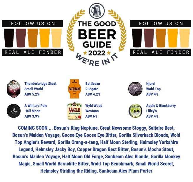 Tom Pudding Micropub (@tompuddingpub) on Twitter photo On the bar today!
Beer Board: goo.gl/NwrB6C
#goodbeerguide <a href="/CAMRA_Official/">CAMRA</a> <a href="/SmallWorldBeers/">Small World Beers</a> <a href="/rudgatebrewery/">Rudgate Brewery</a> <a href="/woldtopbrewery/">Wold Top Brewery</a> <a href="/halfmoonbrewery/">Half Moon Brewery</a> <a href="/lilleyscider/">Lilley's Cider</a> <a href="/DoncasterCAMRA/">Doncaster CAMRA</a>
#RealAleFinder On the bar today!
Beer Board: goo.gl/NwrB6C
#goodbeerguide <a href="/CAMRA_Official/">CAMRA</a> <a href="/SmallWorldBeers/">Small World Beers</a> <a href="/rudgatebrewery/">Rudgate Brewery</a> <a href="/woldtopbrewery/">Wold Top Brewery</a> <a href="/halfmoonbrewery/">Half Moon Brewery</a> <a href="/lilleyscider/">Lilley's Cider</a> <a href="/DoncasterCAMRA/">Doncaster CAMRA</a>
#RealAleFinder