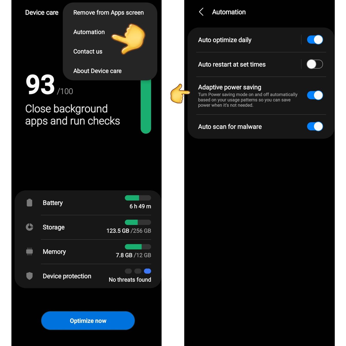 drbeel_techno's tweet photo. #PowerSavingMode 
من المميزات الرائعة لتوفير البطارية هي Adaptive Power Saving Mode التي تقوم عن طريق الذكاء الاصطناعي بتشغيل ميزة Power Saving Mode في الأوقات التي لا تحتاج إلى طاقة كبيرة ,، مما سيزيد من عمر البطارية من 2 إلى 3 ساعات إضافية في اليوم. https://t.co/pGIfAKbCrC
