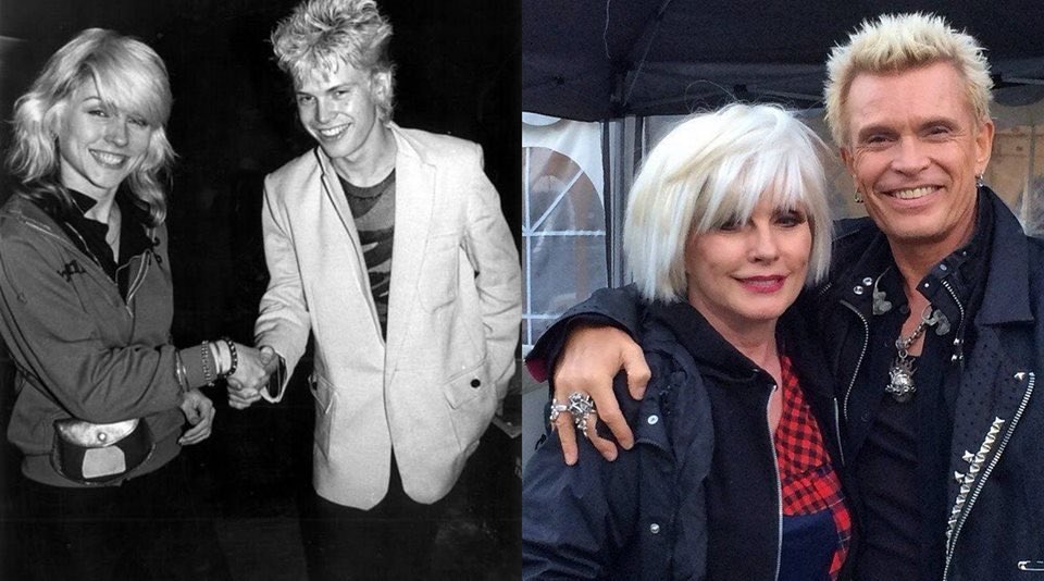 Debbie Harry and Billy Idol