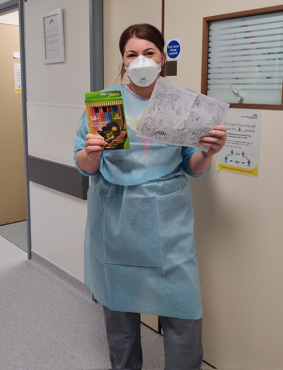 LaurenUrch's tweet photo. Great work from Charlotte @RUHCriticalCare on sourcing some coloured pencils and mindfulness pictures for one of our Covid patients ππ #mindfulnesscolouring #rehablegend https://t.co/tB53hOSppw