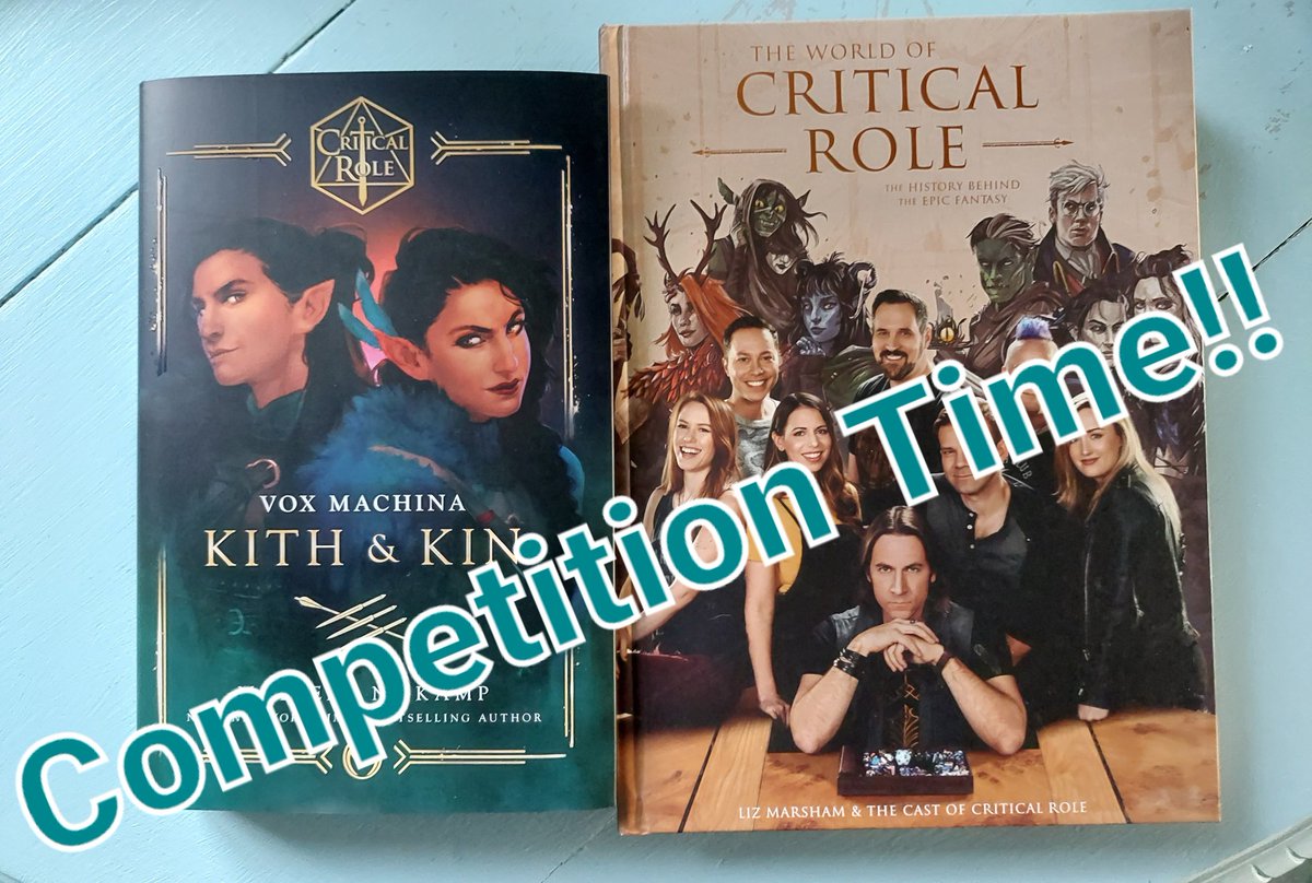 Dungeons &amp; Dragons UK!
Reached 10k on Facebook, so <a href="/penguinrandom/">Penguin Random House 🐧🏠📚</a> &amp; <a href="/CriticalRole/">Critical Role</a> #theworldofcriticalrole sent us
2 #cr #books, The World of Critical Role &amp; #VoxMachina - Kith &amp; Kin. Enter over on Facebook &amp; our Discord #facebook #dnduk #ttrpg #rpg #CriticalRole #DnD