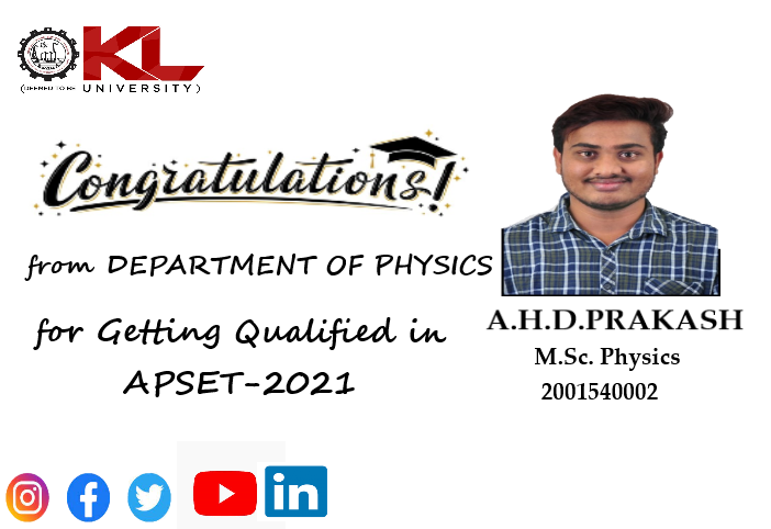 Department of Physics KLEF (@OfKlef) / Posts / X