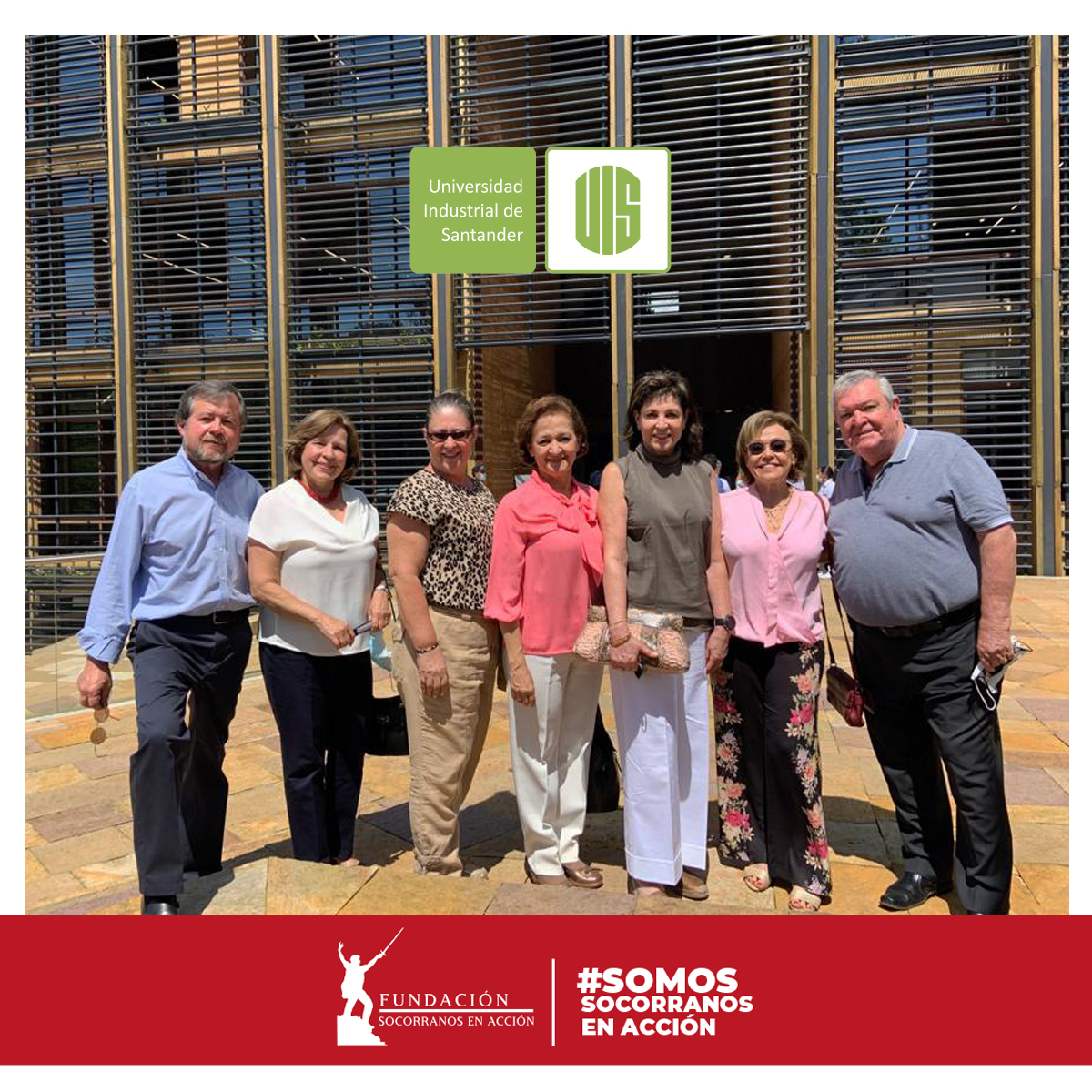 socorranos's tweet photo. Presentes en la inauguración del EDIFICIO AULAS del Campus Bicentenario de @SedeUISocorro 
Obra inspirada en la estructura de un caney,  que rinde homenaje a la historia y tradición tabacalera de nuestra región. @UIS 
#Somossocorranosenacción https://t.co/ZSHP2nMFN0