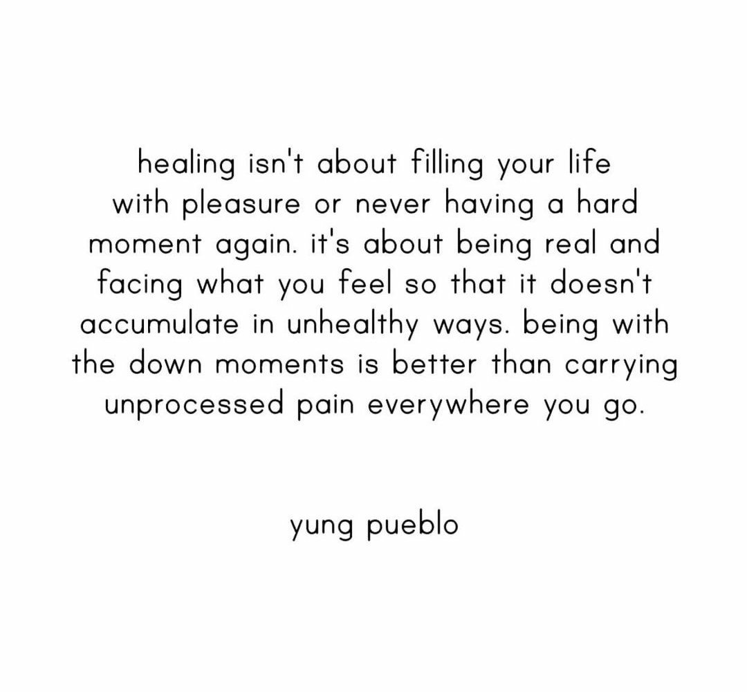 Phnx_counseling's tweet photo. Facing the hurt and processing your way through it, makes a difference. 💓
(Yung Pueblo)
#holidayseason #mentalhealth #emotionalhealth #motivation #goodvibes #people #today #happy #heaing #help #tuesday https://t.co/W0MN2dKMLo
