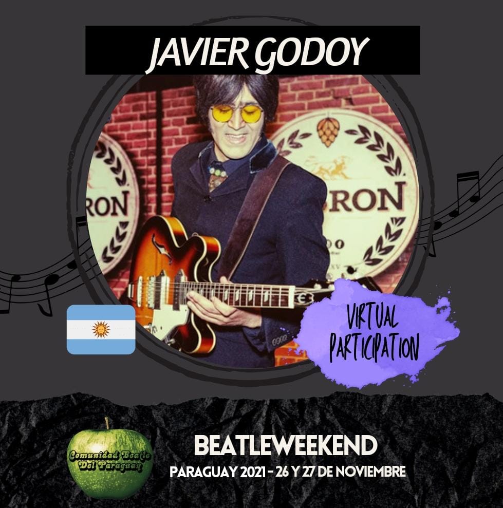 ComuBeatlePy's tweet photo. 📌Info BeatleWeeKend😎
En Beatleweekend Paraguay
JAVIER GODOY PRESENTE! 🖐️
🤟¡El querido amigo Javier con su tributo a Lennon se presentará de manera virtual!, acompañando así a las mejores bandas beatleras 🎸.
¡Te esperamos! 🙌🏻🎶🎶🎶
@beatlejohntributo
#beatleweekendpy https://t.co/5OMasTTI7R