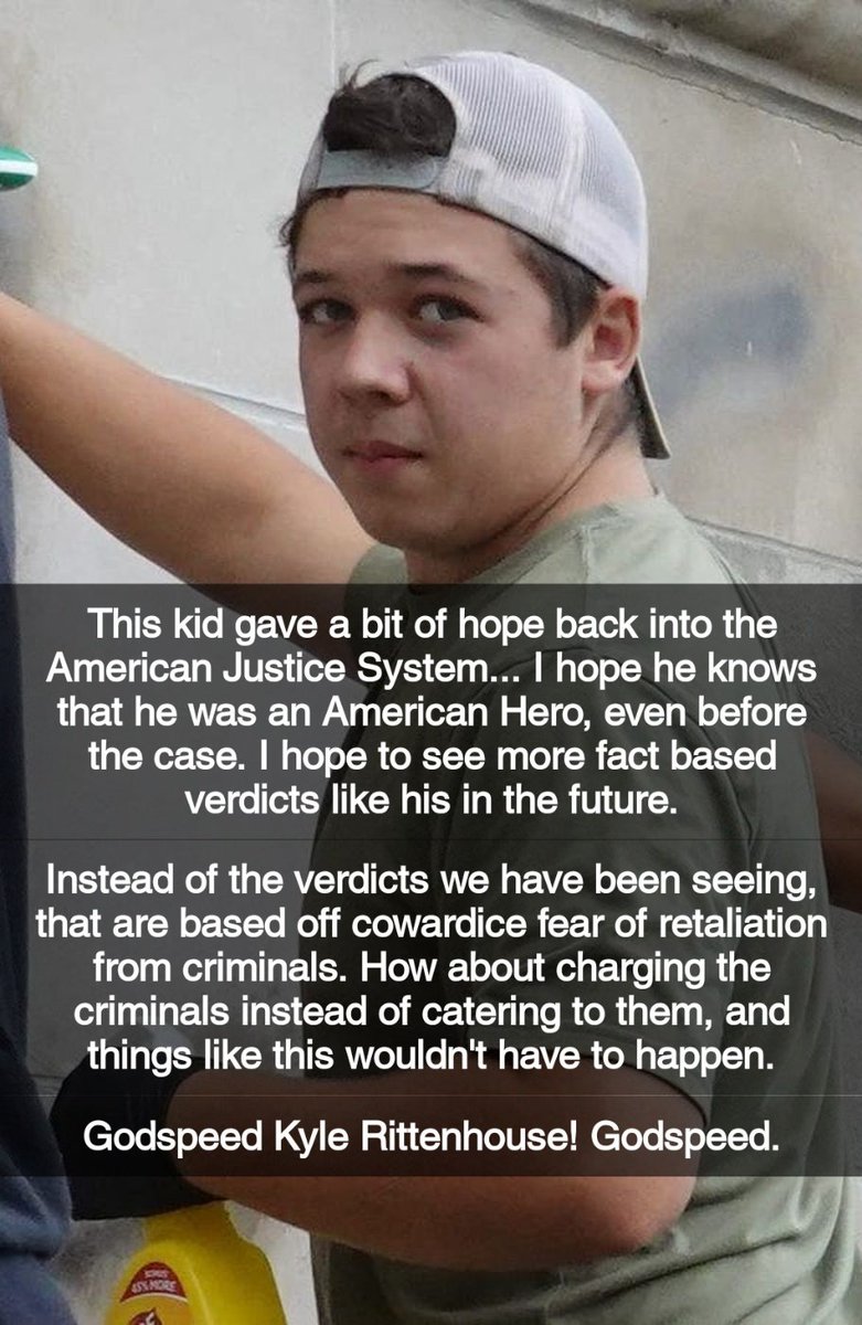 FeliciaGAPeach's tweet photo. #Rittenhouse #KyleRittenhouse #KyleRittenhouseTrial #innocent #SelfDefense #Heroes #RittenhouseVerdict #RittenhouseIsInnocent #FJBiden #LetsGoBrandon https://t.co/N8J27j9i3F