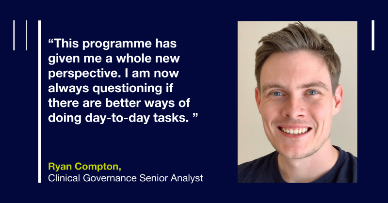 We offer a variety of #Apprenticeships for our people to develop expertise in areas such as #Leadership and #Management, #ProjectManagement, #Data, #Digital and #Tech. Ryan secured his current role after enrolling on a Data Professional Apprenticeship. #CareerDevelopmentMonth